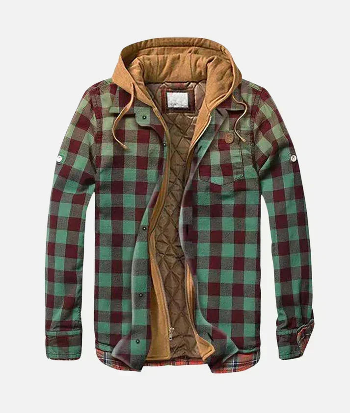 Soviqa® | Checkered patchwork jacket