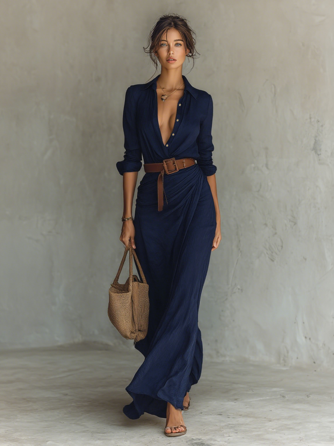 Soviqa® | Long Casual Dress