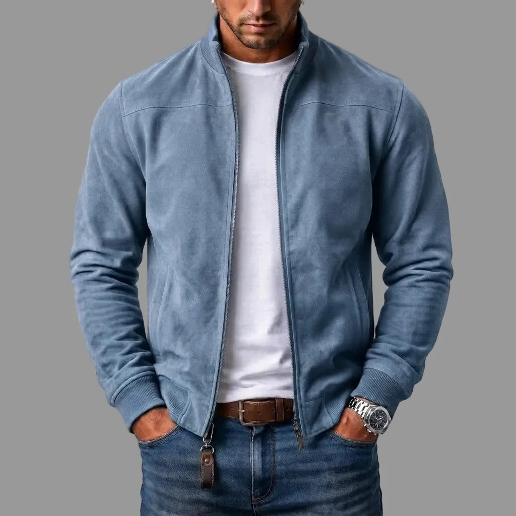 Soviqa® | Suede bomber jacket