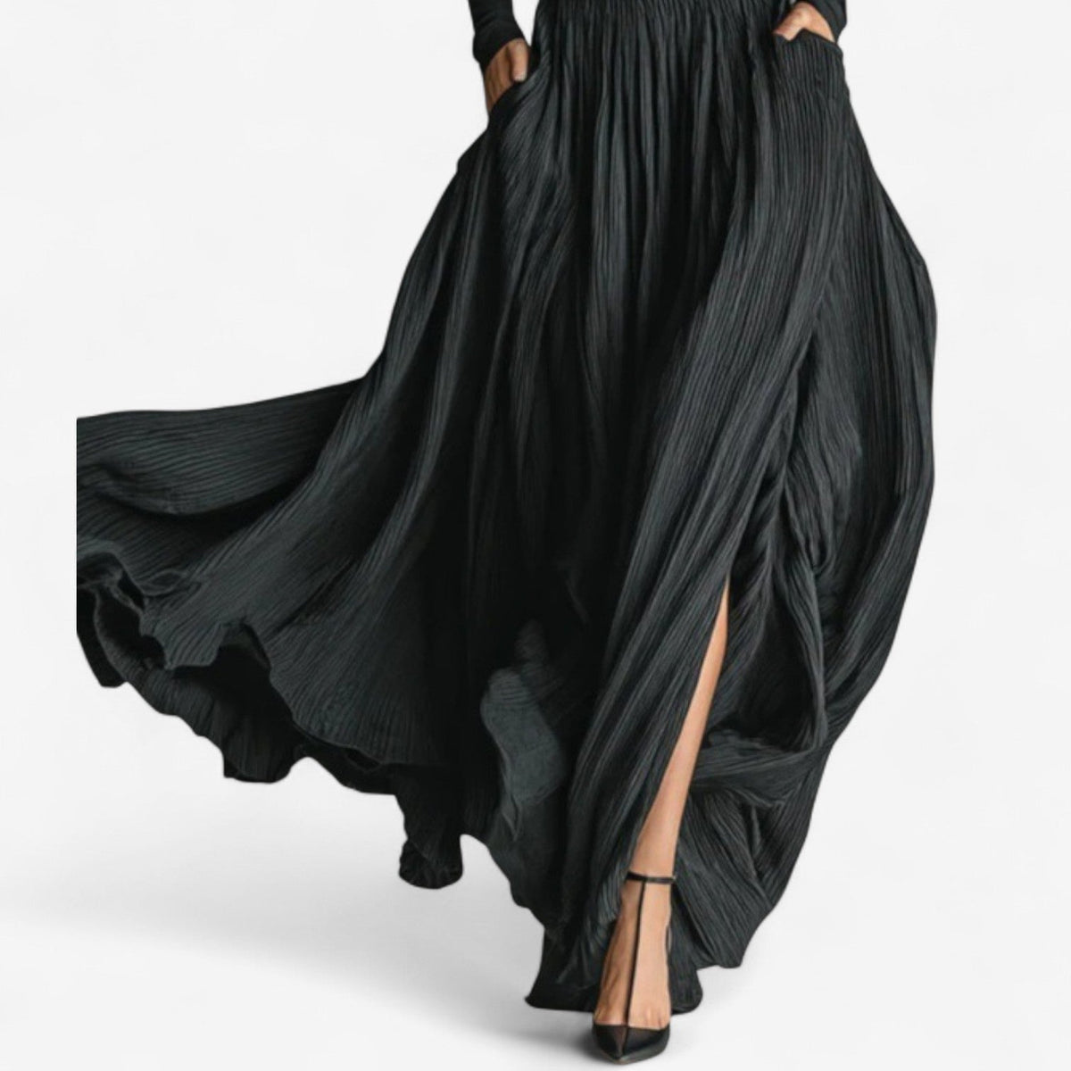 Soviqa® | High Waist Maxi Dress