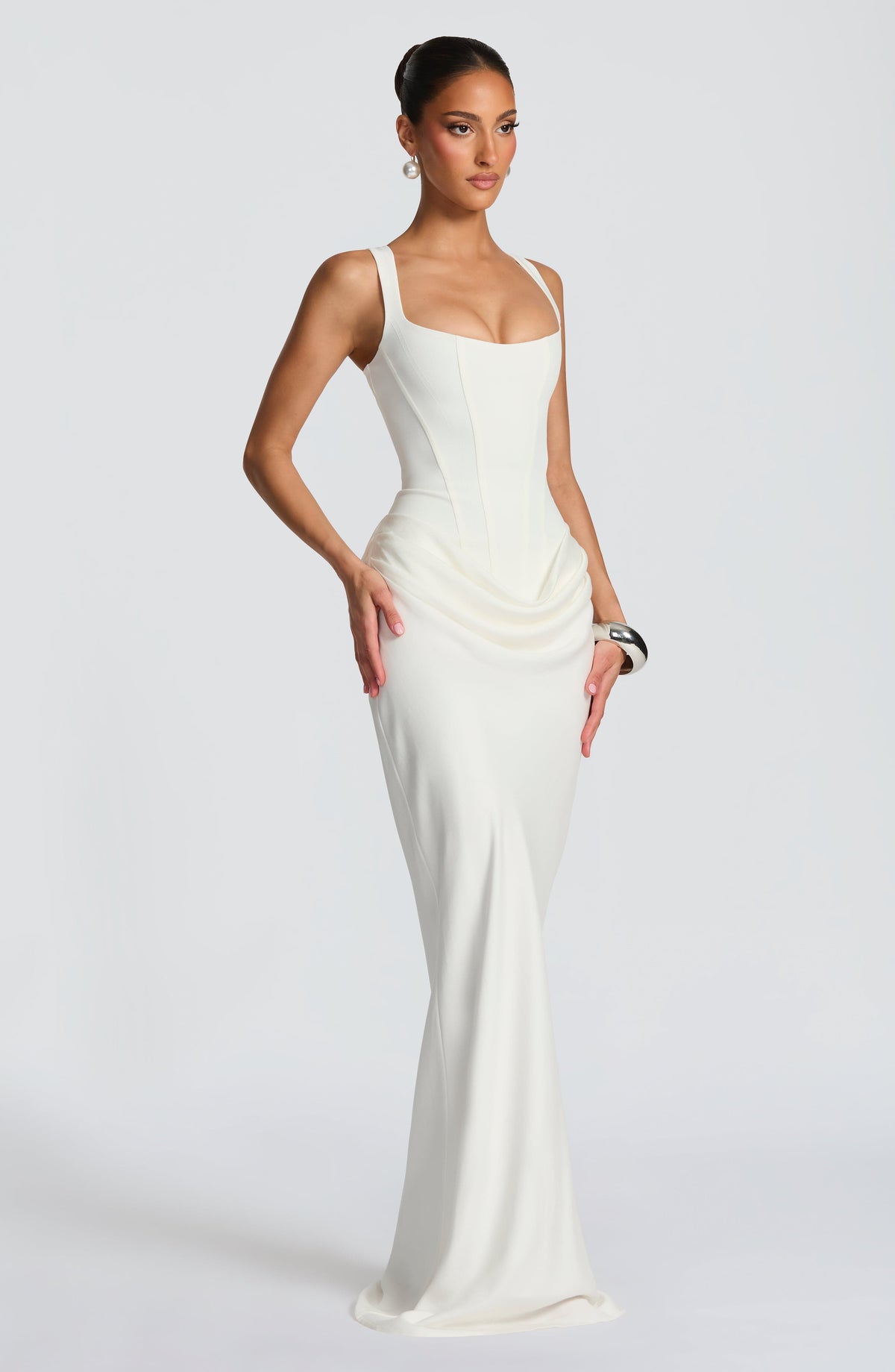 Soviqa® | Maxi Dress With Square Neck