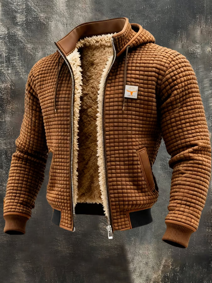 Soviqa® | Retro jacket with hood and zipper