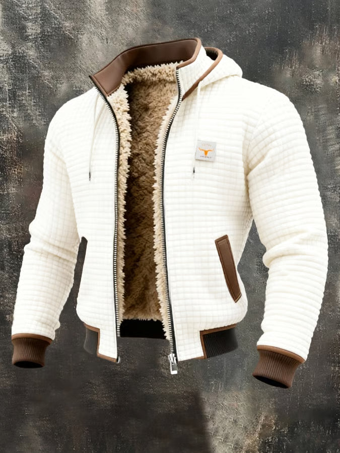 Soviqa® | Retro jacket with hood and zipper