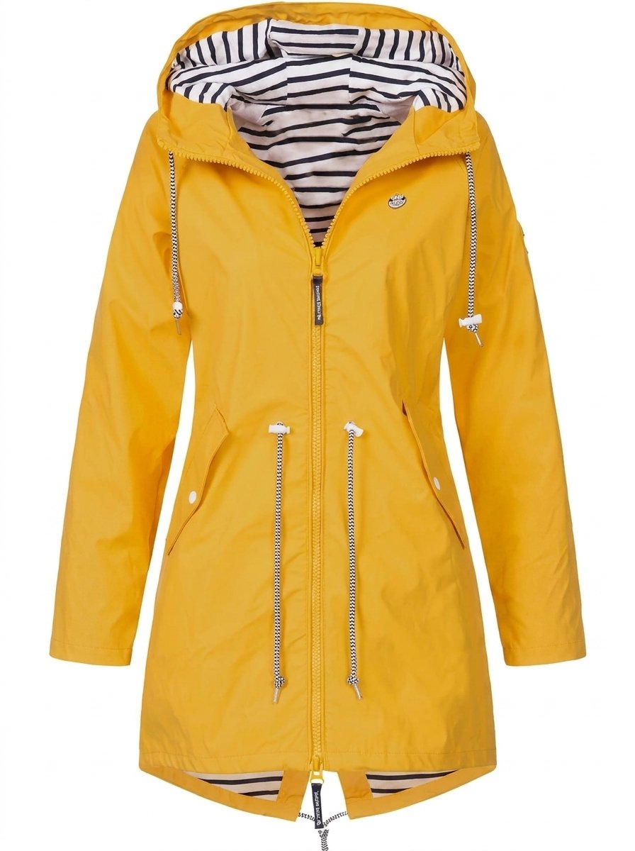 Soviqa® | Hooded Drawstring Rain Coat