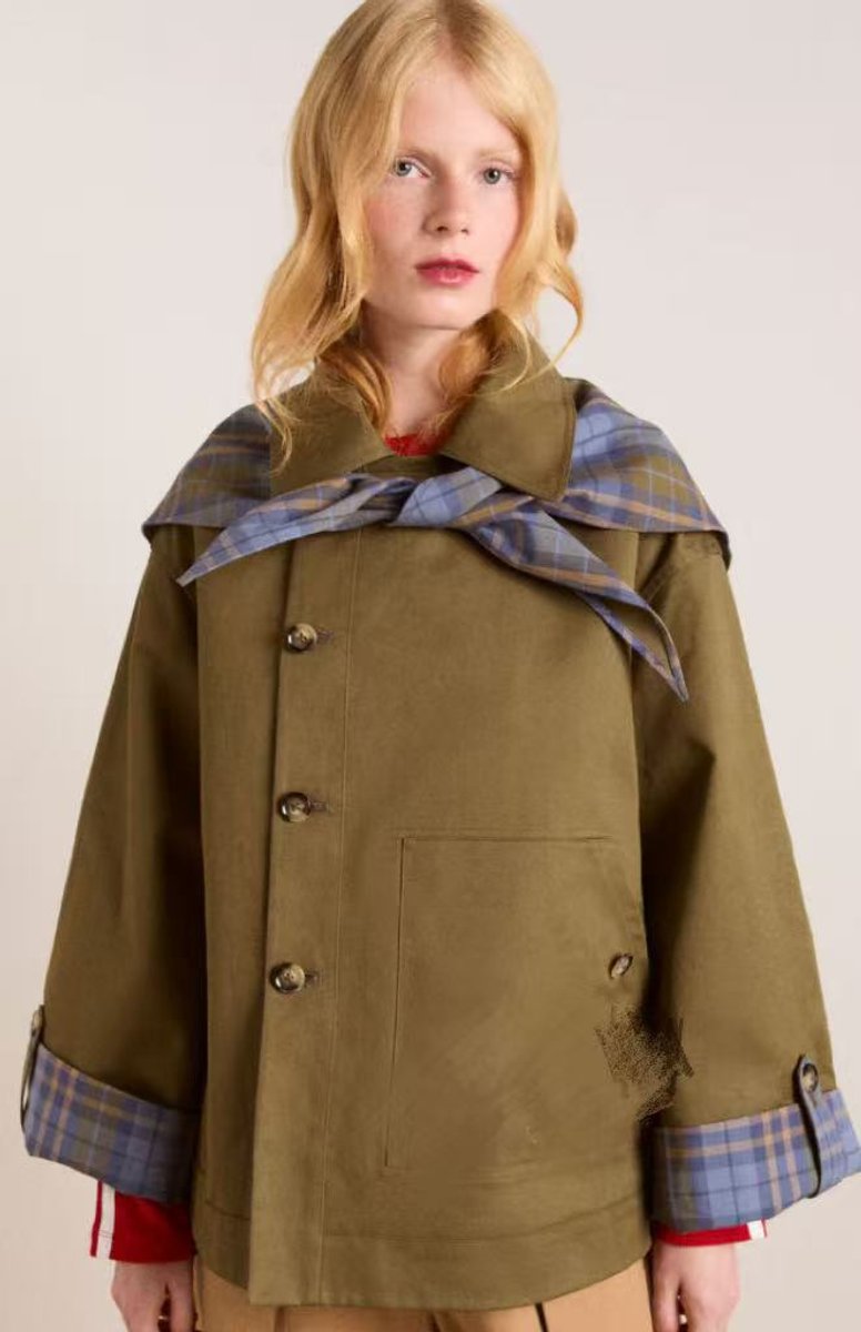 Soviqa® | Oversized Double-Breasted Utility Coat