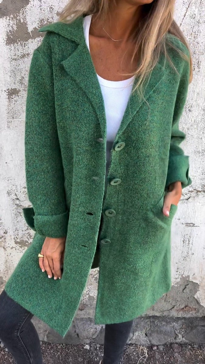 Soviqa® | Relaxed Longline Lapel Coat