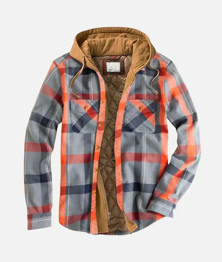 Soviqa®  | Checkered patchwork jacket
