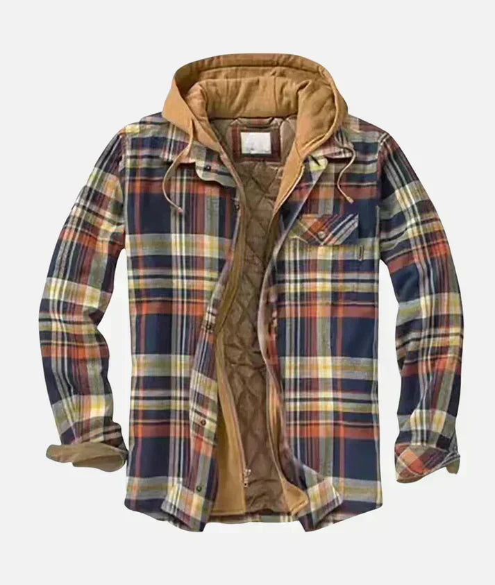 Soviqa®  | Checkered patchwork jacket