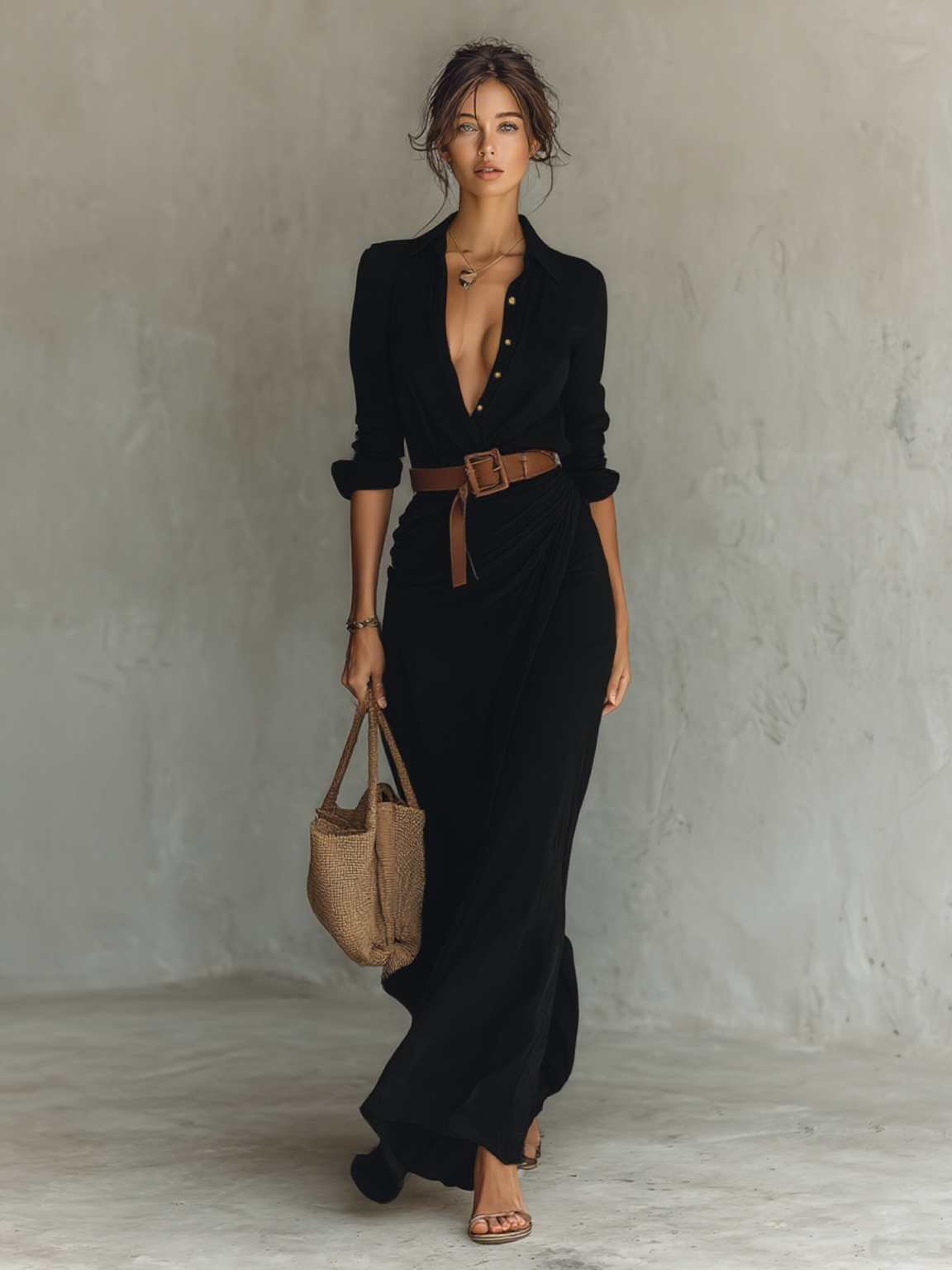 Soviqa® | Long Casual Dress