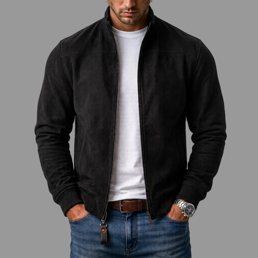 Soviqa® | Suede bomber jacket