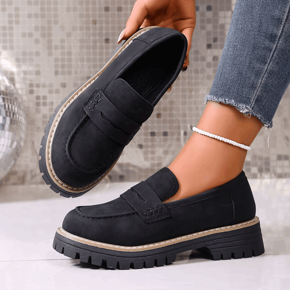 Soviqa®  | College-Style Platform Loafers
