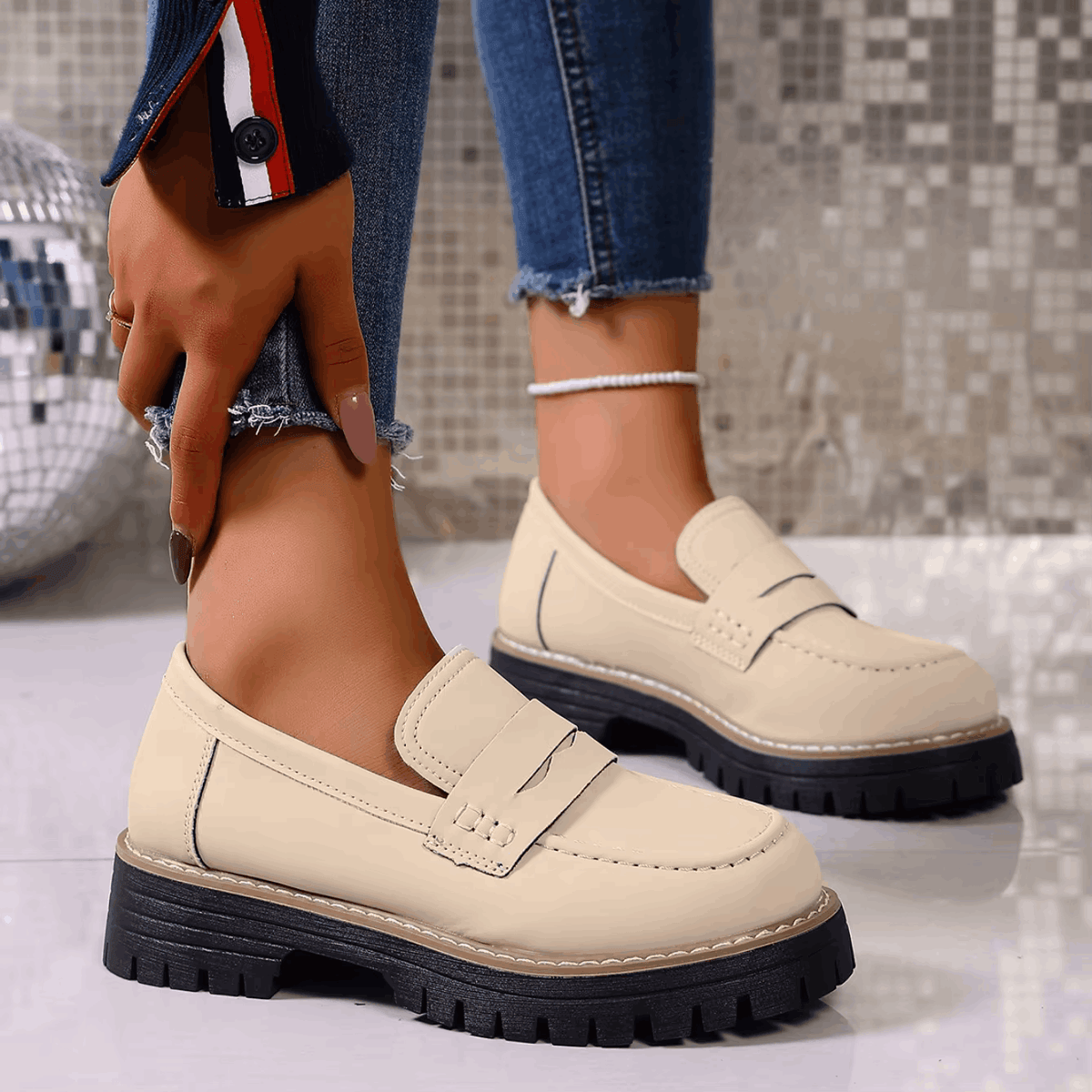 Soviqa®  | College-Style Platform Loafers