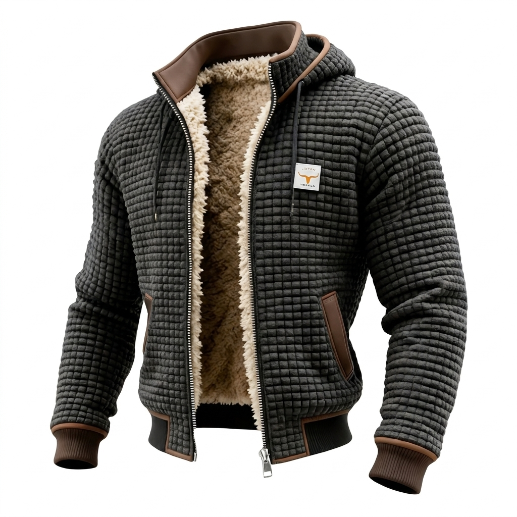 Soviqa® | Retro jacket with hood and zipper