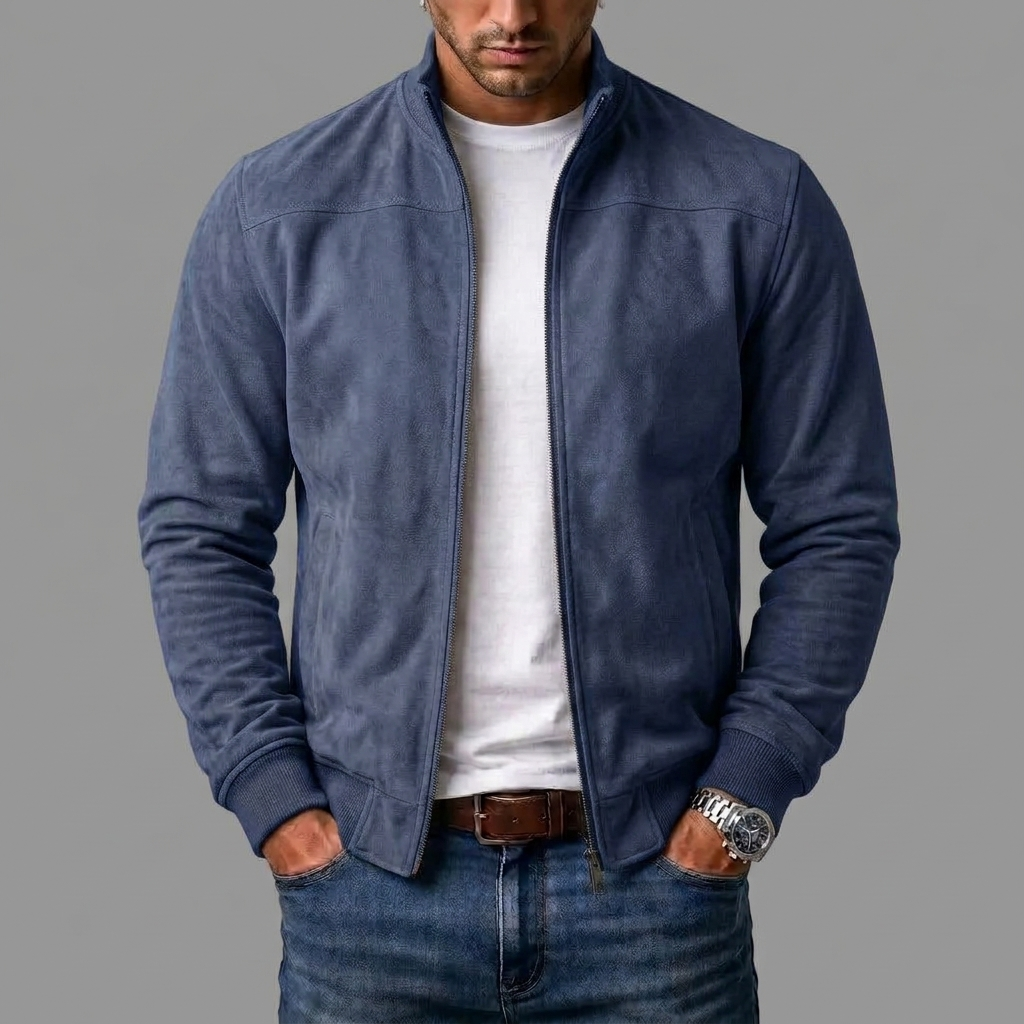 Soviqa® | Suede bomber jacket