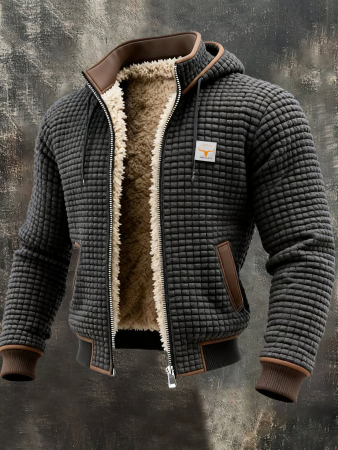 Soviqa® | Retro jacket with hood and zipper
