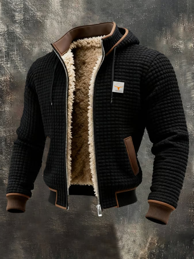 Soviqa® | Retro jacket with hood and zipper