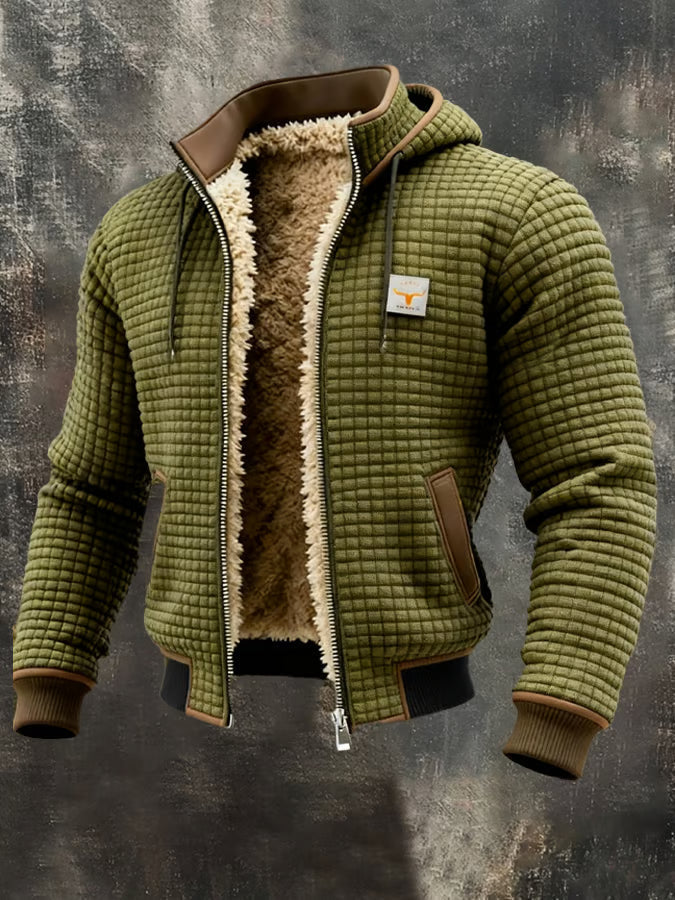 Soviqa® | Retro jacket with hood and zipper