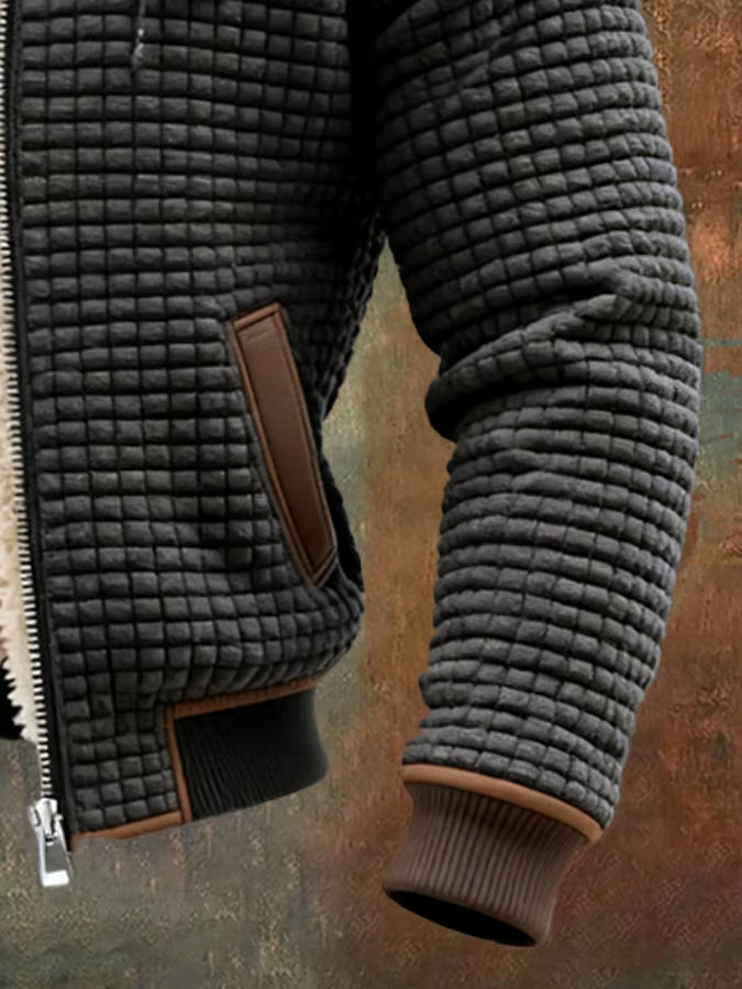 Soviqa® | Retro jacket with hood and zipper