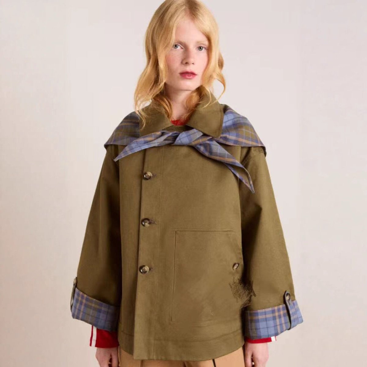Soviqa® | Oversized Double-Breasted Utility Coat
