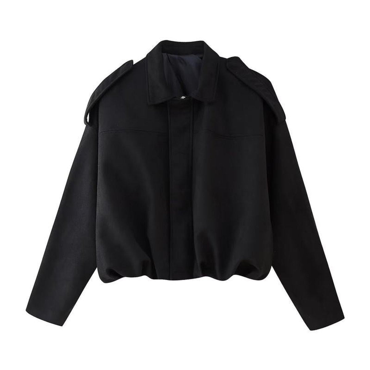 Soviqa® | Relaxed Oversized Bomber Jacket